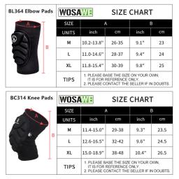 WOSAWE Adulto Motocicleta Joelho Proteção Pad Snowboarding Roller Hóquei Cotovelo Protetor MTB Skate Ski Joelheiras Brace - Image 6