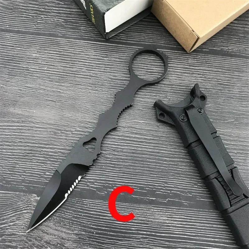 Faca de lâmina fixa com alça, lâmina e alça, Outdoor EDC Survival Hand Tool, Camping e facas de caça, BM 176 Spear, 3 cores, 440C - Image 1