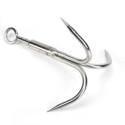 Escalada Survival Carabiner Tool, Gancho Mosquetão, Aço Inoxidável, 3 Garras, Garra, 1Pc - Image 1