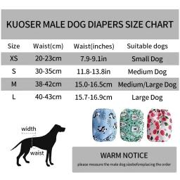 Calcinhas sanitárias reutilizáveis para animais de estimação, calções para cães masculinos, evitar molhar a cama, calças fisiológicas, fraldas ajustáveis para cachorro - Image 6