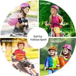 Capacete de segurança ajustável bonito para crianças, capacetes de conforto para multi esportes, patinação, meninos e meninas - Image 6