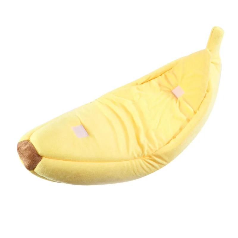 Banana cama para gato e cão, esteira quente e durável, cesta portátil, pet fornecimentos - Image 1