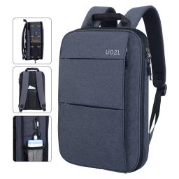 Mochila para laptop de 14 polegadas, fina, expansível, compartimento independente para computador de grande capacidade, anti-respingo, à prova de choque, anti-arranhões, - Image 1