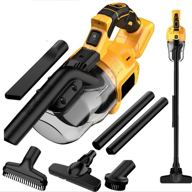 Aspirador de pó elétrico portátil 5 em 1 com motor potente de 400 W, aspirador de mão portátil de 46 CFM para piso, carpete, carro para Dewalt