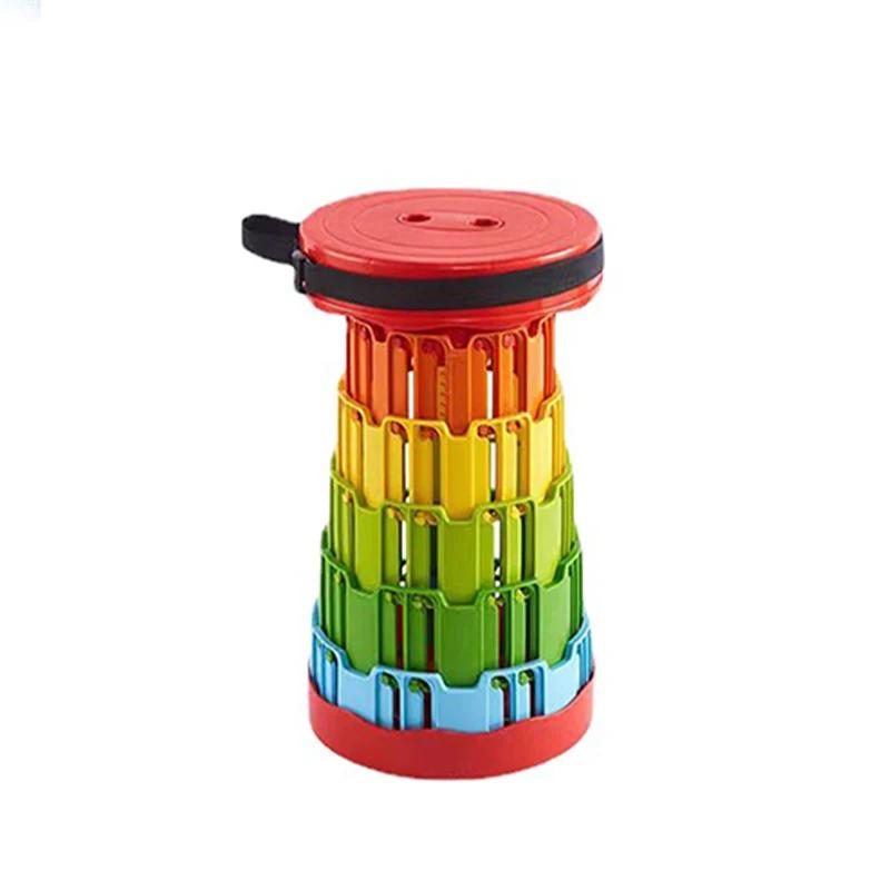 Fezes de acampamento dobráveis resistentes, fezes portáteis e retráteis, essenciais para uso doméstico e externo, capacidade de carga de 450 lb - Image 1