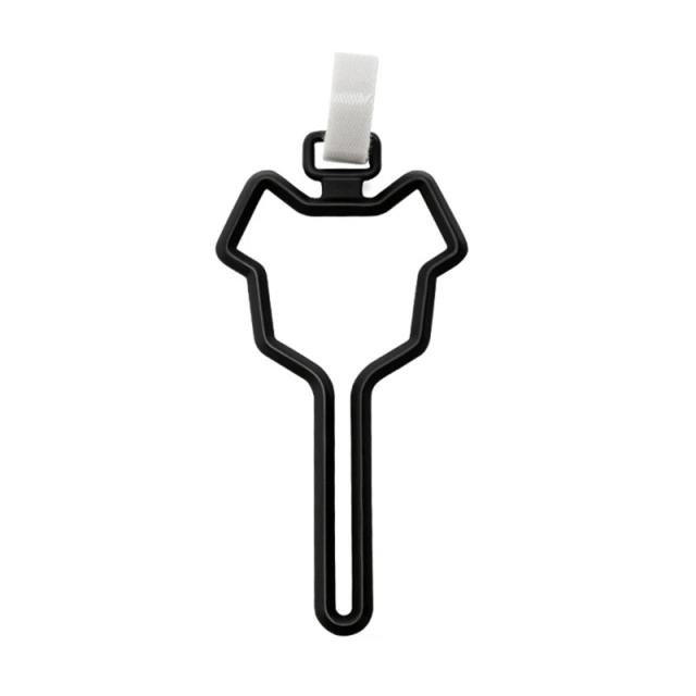 Suporte Portátil para Sacos de Cocô de Animais com Gancho e Corda de Tração para Cães, Ferramenta Prática de Limpeza
