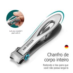 MR. VERDE-Aço Inoxidável Nail Clippers, Disponível em 2 Tamanhos, Manicure Fingernail Cutter, Grosso e Duro Toenail Scissors Tools - Image 5