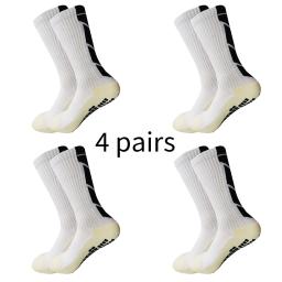 Meias protetoras esportivas para homens, meias antiderrapantes, ioga, basquete, corrida, ao ar livre, futebol, interior, novo, 4 pares - Image 1
