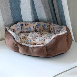 Sofá quente de pelúcia macia para animais de estimação, Canil Sleep Basket para cães pequenos e gatos, Camas para cães, tapetes, Cat Supplies, 1pc - Image 2