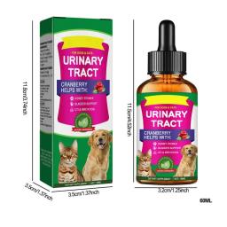 Pet UTI Poderosas Gotas de Bexiga, Cuidados Urinários, Suprimentos Multifuncionais para Tratamento Cranberry, Cães e Gatos, 60ml - Image 6