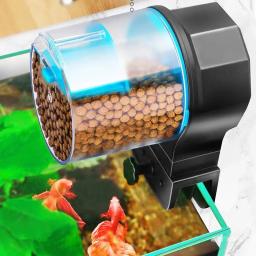 Alimentador Automático De Tanques De Peixes Tempo Inteligente Alimentador Goldfish, Grande Capacidade, Acessórios de aquário - Image 1