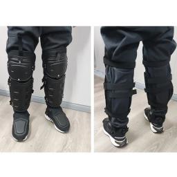 Armadura tática para pernas, proteção para parar de motim, armadura de corpo inteiro, joelheiras para proteção de segurança, equipamento de colete - Image 5
