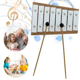 Xilofone de madeira para crianças, instrumento musical de percussão, glockenspiel com maletes para aprendizado pré-escolar, educação infantil Orff - Image 6