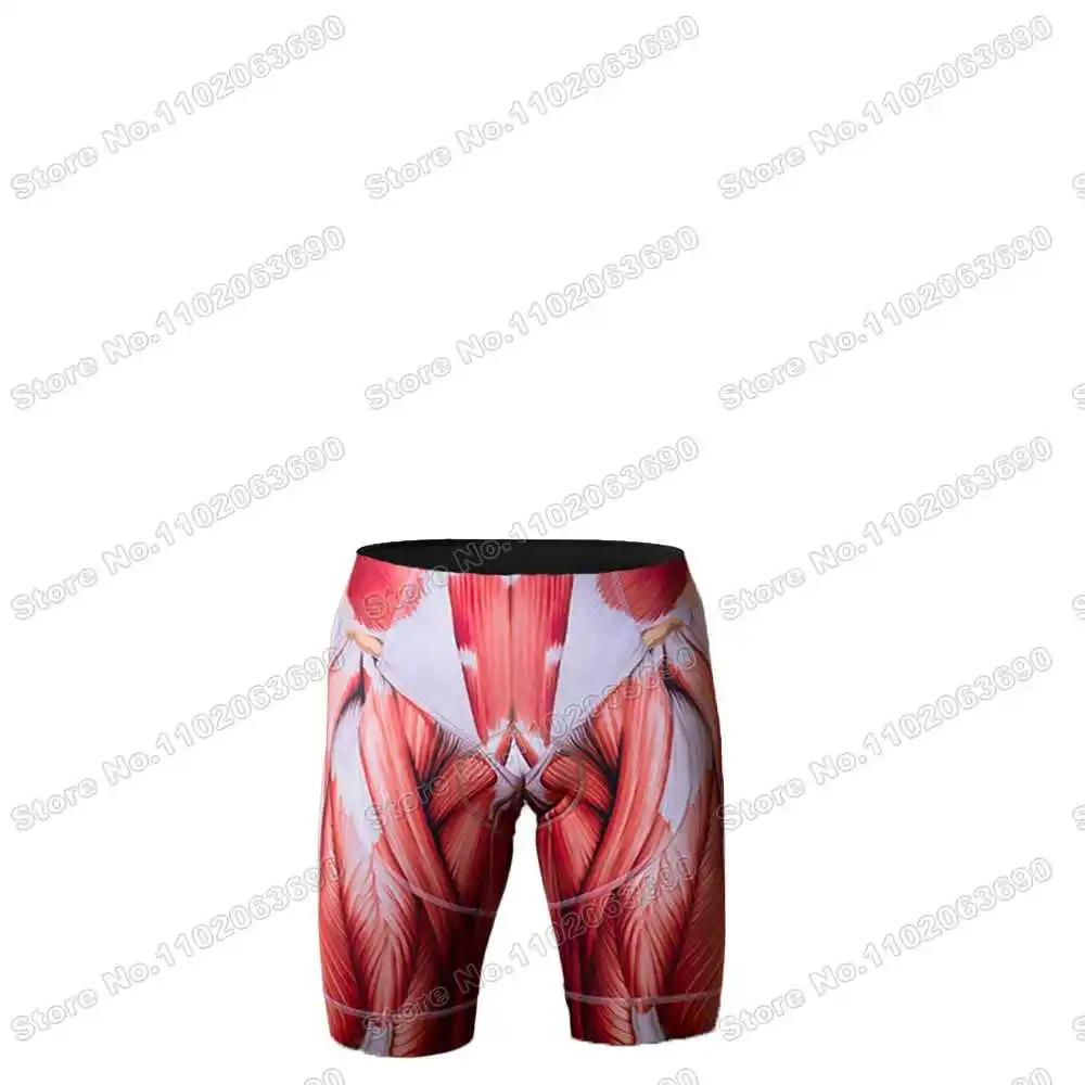 Conjunto de Jersey Ciclismo do músculo humano para homens, roupas de ciclismo de verão, camisa de bicicleta de estrada, MTB Maillot, popular, 2023 - Image 1