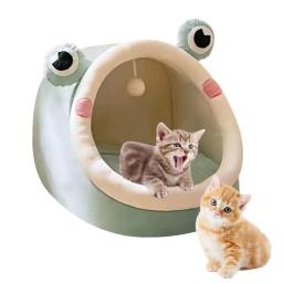 Conforto interior cesta aconchegante Pet Tent caverna, Cat Bed House, Cat Hut, cama de dormir, esteira pouco - Image 6
