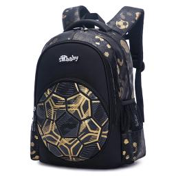 Sacos escolares de futebol para meninos, mochila de ombro, crianças, esportes, luz, grande capacidade, impermeável, crianças - Image 1