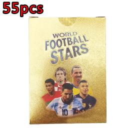 Messi Ballsuperstar Gold Card, Edição Limitada, Signature Series, Football Player Card, Children's Fan Gift Pack, 55Pcs - Image 5