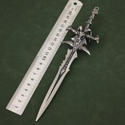 Mini Metal Katana Espada Decoração, Medieval Cosplay Prop, Knight the Witcher Artesanato, Espadas Anime, Espadas Falsas, Decoração de Casa, 22cm - Image 5