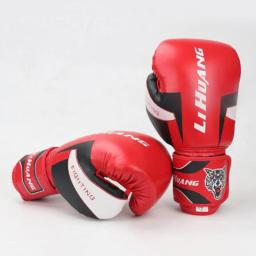 Sparring PU luvas de boxe para homens e mulheres, equipamento profissional Kickboxing, adultos Sandbag Training, Muay 6 8 10 12oz - Image 6