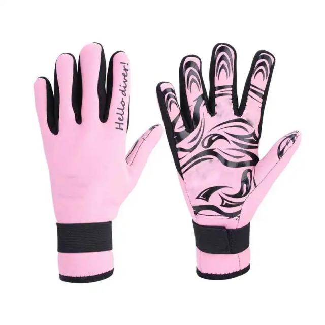 Luvas de Mergulho Profissional em Neoprene 2mm com Antiderrapante para Mergulho, Surf, Caiaque e Caça Submarina