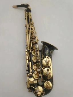 Saxofone Alto preto com Case Acessórios, Um em Um Modelo, E-Flat, Sax Profissional, Instrumento de Música, Novo, 82Z, Melhor Qualidade - Image 5