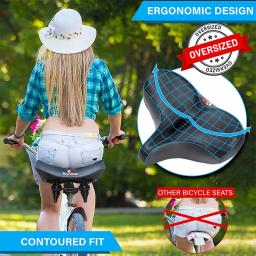 West bike-sela confortável e ergonómica bicicleta, assento mtb, amortecedor, confortável, acessórios de mountain bike - Image 3