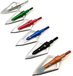 Caça broadheads 100 grãos de arco e flecha parafuso-em cabeças de seta dicas para arco composto recurvo tiro com arco (6 peças) - Image 2