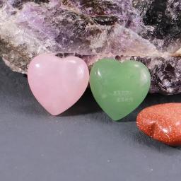 Pedras Naturais e Cristais para Colar, Coração Grande, Pedras Preciosas do Amor, Decoração DIY, Minerais Reiki de Cura, S16, 20x10mm, 1 Pc - Image 2