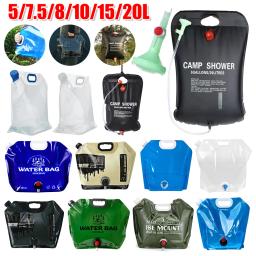 Saco De Chuveiro Solar Dobrável, Saco De Água De Banho Ao Ar Livre, Camping, Sun Compact Heated Shower Bags, Esfregando Acessórios Para Piscina, 5-20L - Image 1