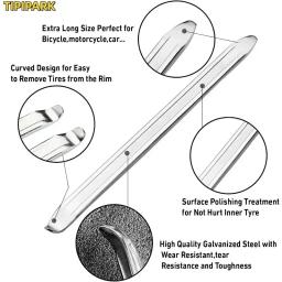 Chave de pneu de carro, ferramenta de remoção, colher de aço, abridor de aro de ferro, trocador de alavanca, ferramentas de reparo de carro, motocicleta, bicicleta, acessórios de carro - Image 5