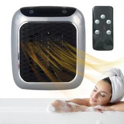 Aquecedor de Mão Reutilizável por Controle Remoto, Aquecedor Elétrico de Mão, Quarto, Sala de Estar, Montagem na Parede, Espaço, EU, Ficha US, 800W - Image 2