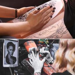 10/30/50/100 peças papéis de transferência de tatuagem a4 tamanho premium térmica diy estêncil papéis tatuagens suprimentos anestésico tatuagem acessórios - Image 4