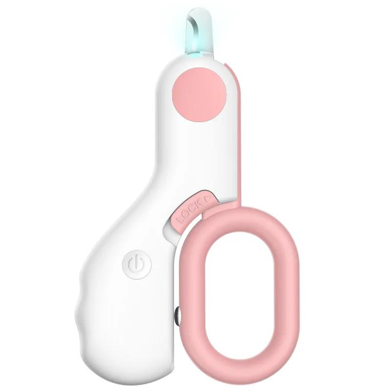 Profissional máquina de cortar unhas do cão led luz pet corte tesoura para animal de estimação gato do cão aparador de unhas tesoura pet grooming ferramentas - Image 1