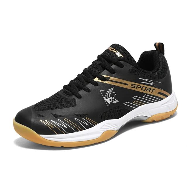Sapatos Antiderrapantes Profissionais para Badminton e Tênis de Mesa - Ideais para Homens e Mulheres em Atividades ao Ar Livre e Ginástica.