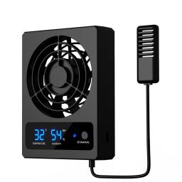 Ventilador de Ventilação para Terrário Réptil, Ventilador de Circulação de Ar Estufa, Ventilador Inteligente de Indução por Umidade de Temperatura - Image 2