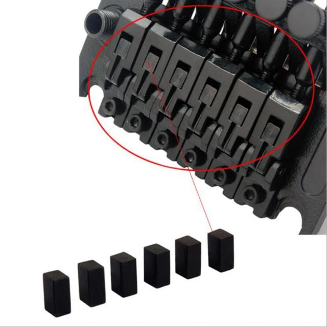 Ponte Tremolo para Guitarra Elétrica com Inserção de Bloqueio de Cordas - 6 Peças de Alta Qualidade com Bloco de Ferro Floyd Rose