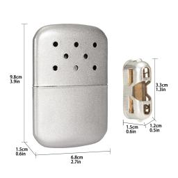 Aquecedor de mão portátil para acampamento ao ar livre, Mini fogão de bolso, Benzine Handwarmer, bolsa quente, inverno - Image 2