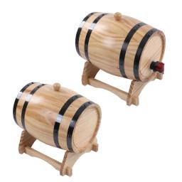 Barris decorativos de madeira, Bar Brew Beer Keg Tap, Barris De Envelhecimento De Carvalho, 1 L, 3 L, 5L - Image 5