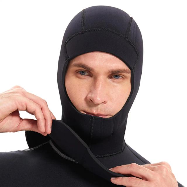 Capa de Mergulho Wetsuit 5mm em Neoprene para Canoagem e Caça Submarina em Esportes Aquáticos