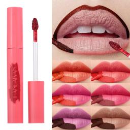 Impermeável Matte Lip Liner, Peel Off Tattoo Lipgloss, Velvet Lip Tint, vermelho, marrom, não fácil desvanece-se, mancha contorno contorno cosméticos - Image 1