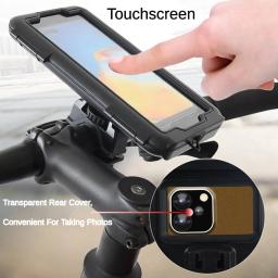 Motocicleta telefone Mount Buckle design, guidão universal, suporte para bicicleta, bicicleta de estrada, scooter - Image 2