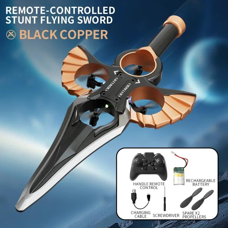 Drone planador de espada voadora RC com onda manual e modo controlador, avião acrobático de 3 velocidades para crianças, adolescentes e adultos, luzes LED, diversão aérea - Image 1