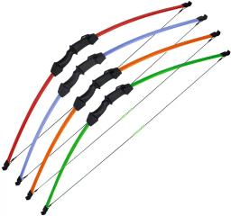 45 Polegada conjunto de tiro com arco e flecha esportes ao ar livre jogo caça brinquedo presente júnior iniciante recurvo arco kit - Image 3