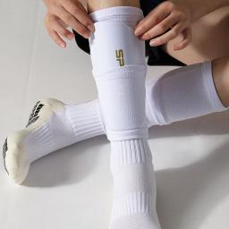 Meias Profissional de Caneleira com Bolso, Cobertura De Perna De Futebol, Equipamento De Proteção Para Crianças E Adultos, 1 Kits, 5 Cores - Image 6