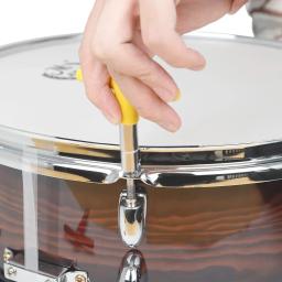 Chave de ajuste de chave de afinação de tambor, liga de zinco com manga protetora de silicone, acessórios para instrumentos de percussão, peças de tambor - Image 5