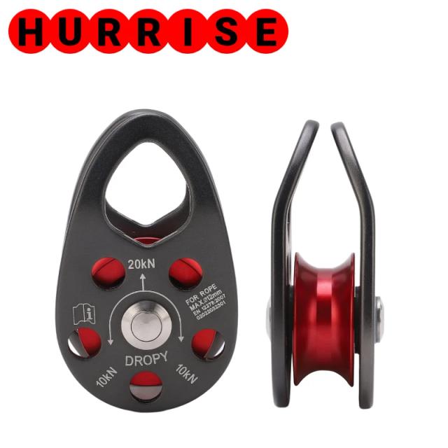 Polia de Alumínio Alloy para Escalada - Suporta 20KN, Ideal para Montanhismo e Exploração de Cavernas