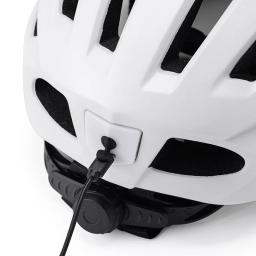 Capacete de bicicleta masculino feminino óculos de sucção magnética capacete de bicicleta com luz traseira recarregável usb capacete de ciclismo moldado integralmente - Image 4