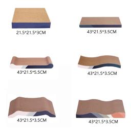 Papelão versátil Cat Scratcher, Papel ondulado resistente ao desgaste, Safe Harmless Kitten Coçar Board, 1 pc - Image 6