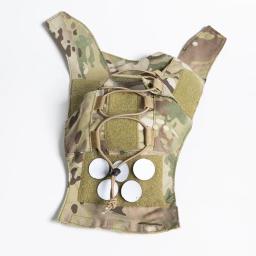 Caça tática para cp af capacete capa de pele capacete capa protetora camuflagem pano l/xl - Image 3