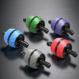 Roda de rolo abdominal multiuso com tapete de joelho antiderrapante equipamento de treino de núcleo de aperto ergonômico para exercício de fitness de academia em casa - Image 5